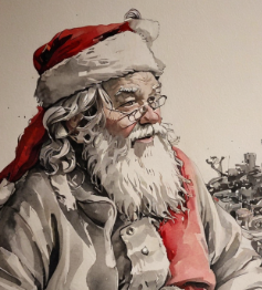 Real Bearded Santa For Hire